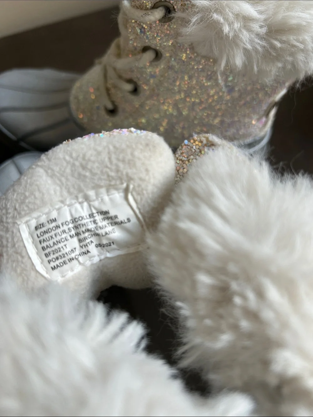 London Fog sparkling glitter